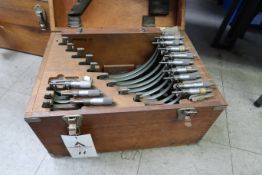 Mitutoyo 0-1", 1-2", 2-3", 3-4", 4-5", 5-6", 6-7", 7-8", 8-9", 9-10", 10-11", 11-12" Micrometer