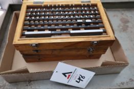 Import Gage Block Set, Incomplete(3) (SOLD AS-IS - NO WARRANTY)