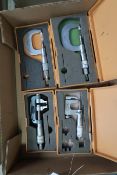 Mitutoyo 0-1", 0-1" Blade Micrometer, Mititiyo 0-1"Vernier Caliper Micromrter, Mitutoy 0-1" Anvil