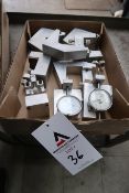 Amtos Dial Indicators and Fixtures (2) (SOLD AS-IS - NO WARRANTY)