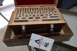 Import Gage Block Set, Incomplete(3) (SOLD AS-IS - NO WARRANTY)