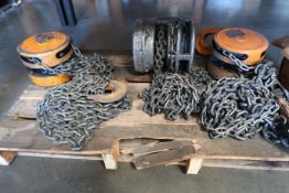 Chain Falls 3, 2 Ton Beam Trolley (SOLD AS-IS - NO WARRANTY)