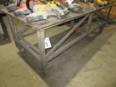 36" x 9" Steel Rolling Table