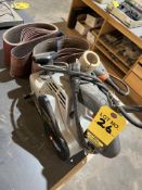 LOT PORTER CABLE BELT SANDER & RIDGID PALM SANDER