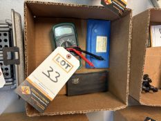 Lot of Radius Gage Set and Commerical Eletrical Tester