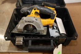 Dewalt 5½” cordless metal cutting circular saw, model DCS373, with charger but no battery