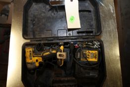 Dewalt 1/4" cordless impact driver, model DCF887, with charger, no battery, in case