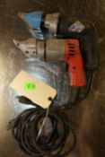 Milwaukee 18-gauge shear, category 6850, and Kett power shear, model KD-440