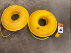 (1) 50 ft Electric Cord, (1) Air Hose