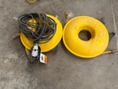 (2) 50 ft Electric Cords, (1) Trouble Light