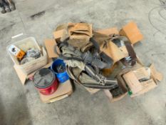 Lot of Nails, Anchors, Stud Plates, Bolts, Nail Pouches