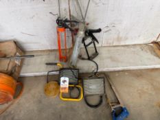 Caulking Guns, Hack Saws, Quartz Lights