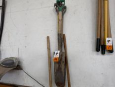 (4) Drain Spade Shovels