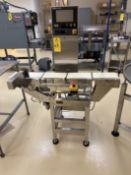 Anritsu SSV Series Check Weigher, Ser. #4600220716, Mfg. 2014, max capacity 600 G, max speed 150