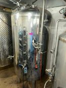 DESCRIPTION 2017 7 BBL STAINLESS STEEL BRITE BEER TANK WITH APPROXIMATELY 217 GALLON CAPACITY DESIGN