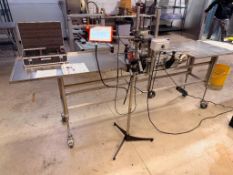 DESCRIPTION INKJET CODING / DATE CODER CONVEYOR SYSTEM WITH STAINLESS STEEL FRAME, VARIABLE SPEED BE