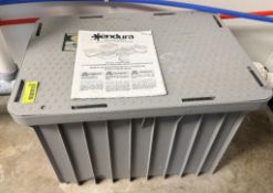 DESCRIPTION ENDURA HEAVY DUTY POLY GREASE INTERCEPTOR TANK WITH REMOVABLE LID AND INTERNAL BAFFLE DE