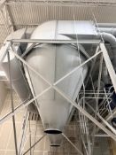 DESCRIPTION (2) LARGE INDUSTRIAL CYCLONE DUST COLLECTION SEPARATOR WITH HEAVY-DUTY STEEL CONSTRUCTIO