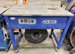 DESCRIPTION TY-TECH SEMI-AUTOMATIC STRAPPING MACHINE. BRAND/MODEL: TY-TECH LOCATION B12 Quantity 1