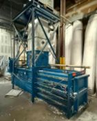 DESCRIPTION BALE DISCHARGE CONVEYORS. INCLUDES COMPLETE DUST COLLECTION DUCTWORK, SUPPORT FRAMES, BA