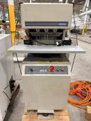 DESCRIPTION CHALLENGE MS-5 SINGLE SPINDLE PAPER DRILL WITH ADJUSTABLE TABLE SPEED CONTROL, EMERGENCY