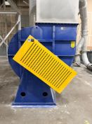 DESCRIPTION INDUSTRIAL CENTRIFUGAL DUST COLLECTION FAN WITH HEAVY-DUTY STEEL HOUSING, ACCESS DOORS,