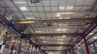 Anchor 5 Ton Single Girder Overhead Crane with SHAW-Box 5 Ton Electric Wire Rope Hoist