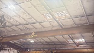 Gaffey 10 Ton Single Girder Overhead Crane with SHAW-BOX 10 Ton Electric Wire Rope Hoist