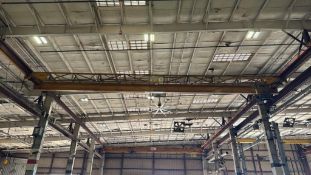 Anchor 5 Ton Single Girder Overhead Crane with SHAW-Box 5 Ton Electric Wire Rope Hoist