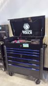 Matco 41” JAMESTOWN ROLLING TOOL CART with asst’d Tools, p/n: JSC773