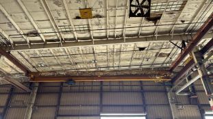 Anchor 5 Ton Single Girder Overhead Crane with SHAW-Box 5 Ton Electric Wire Rope Hoist