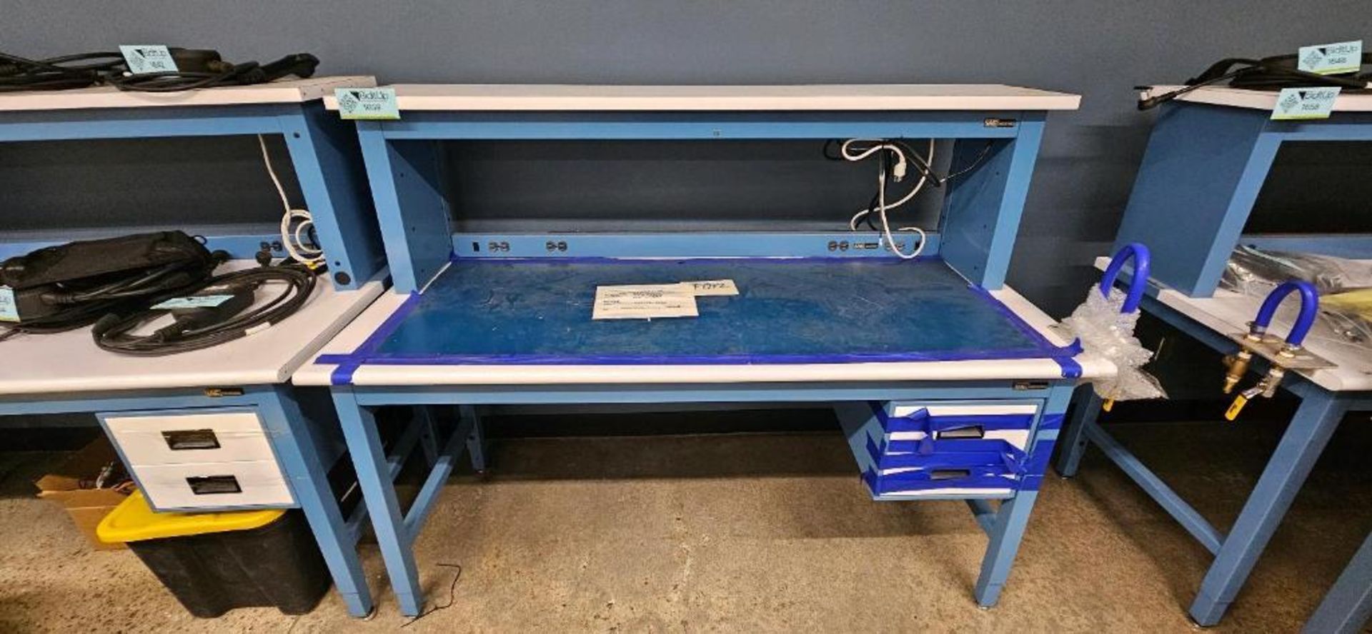 Workbench Instrument IAC Industries 2-Drawer Workbench w/ Instrument Shelf; Dimensions: 72 ...