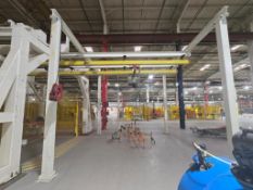Unified Industries Freestanding Double Girder 450lbs Overhead Workstation Crane
