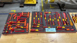 LOT OF ASSORTED INSULATED HAND TOOLS