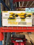 Mirka Two-Handed MROP-312TH 3" Two-Handed Random Orbital Polisher • Non-Vacuum with 12mm Orbit