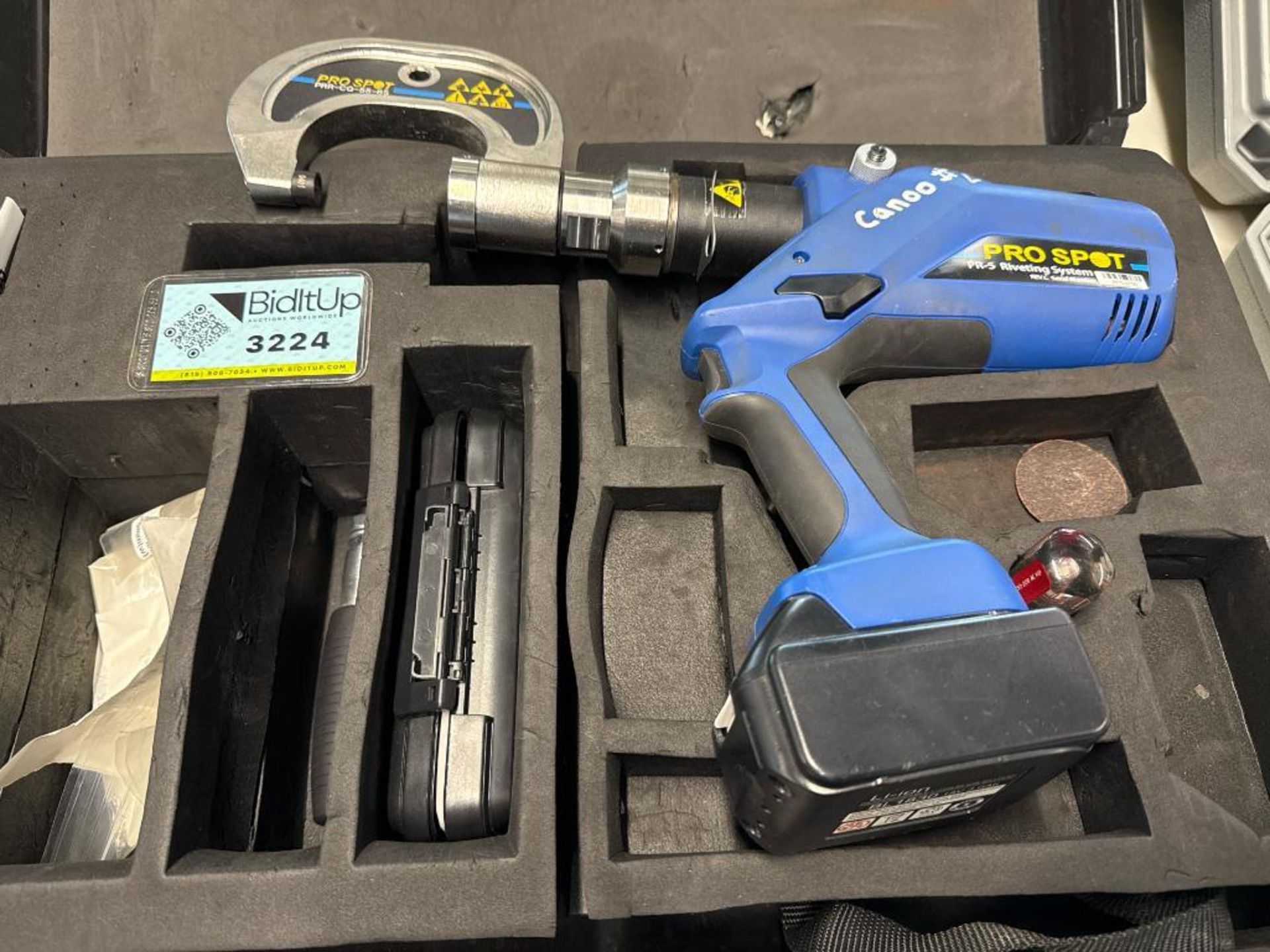 Pro Spot PR-5 Riveting System; With The Pro Spot PRR-CQ-55-85 Extended ...