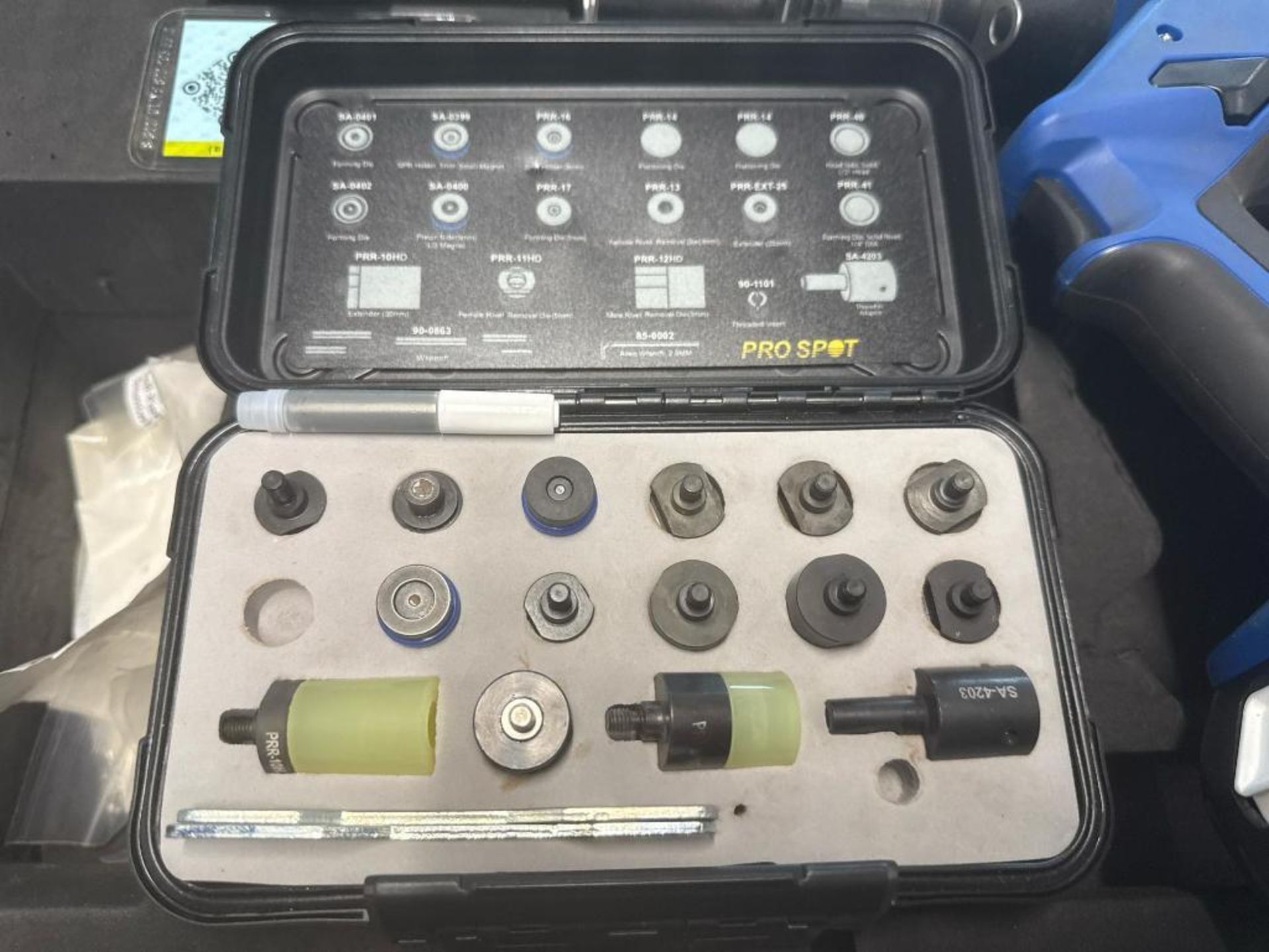 Pro Spot PR-5 Riveting System; With The Pro Spot PRR-CQ-55-85 Extended ...