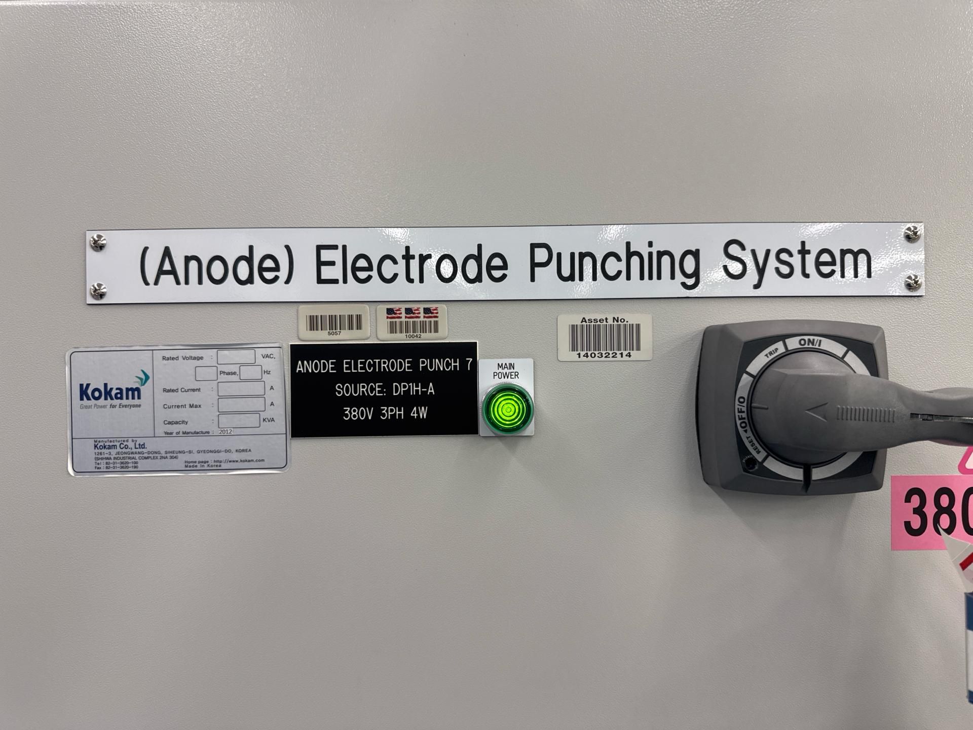Kokam Anode Punching Line G - Image 33 of 33