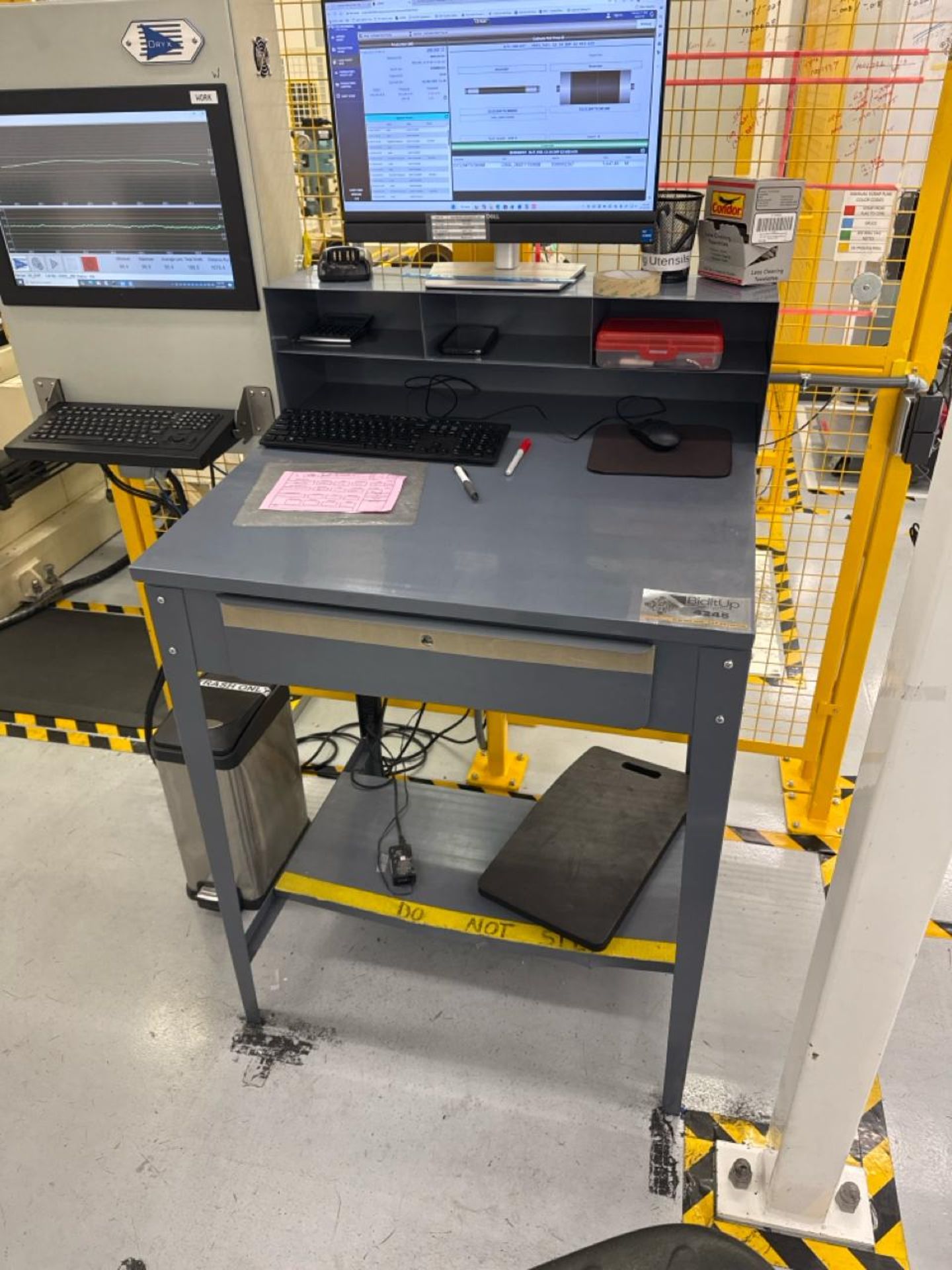Steel work station