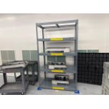 Steel shelving unit