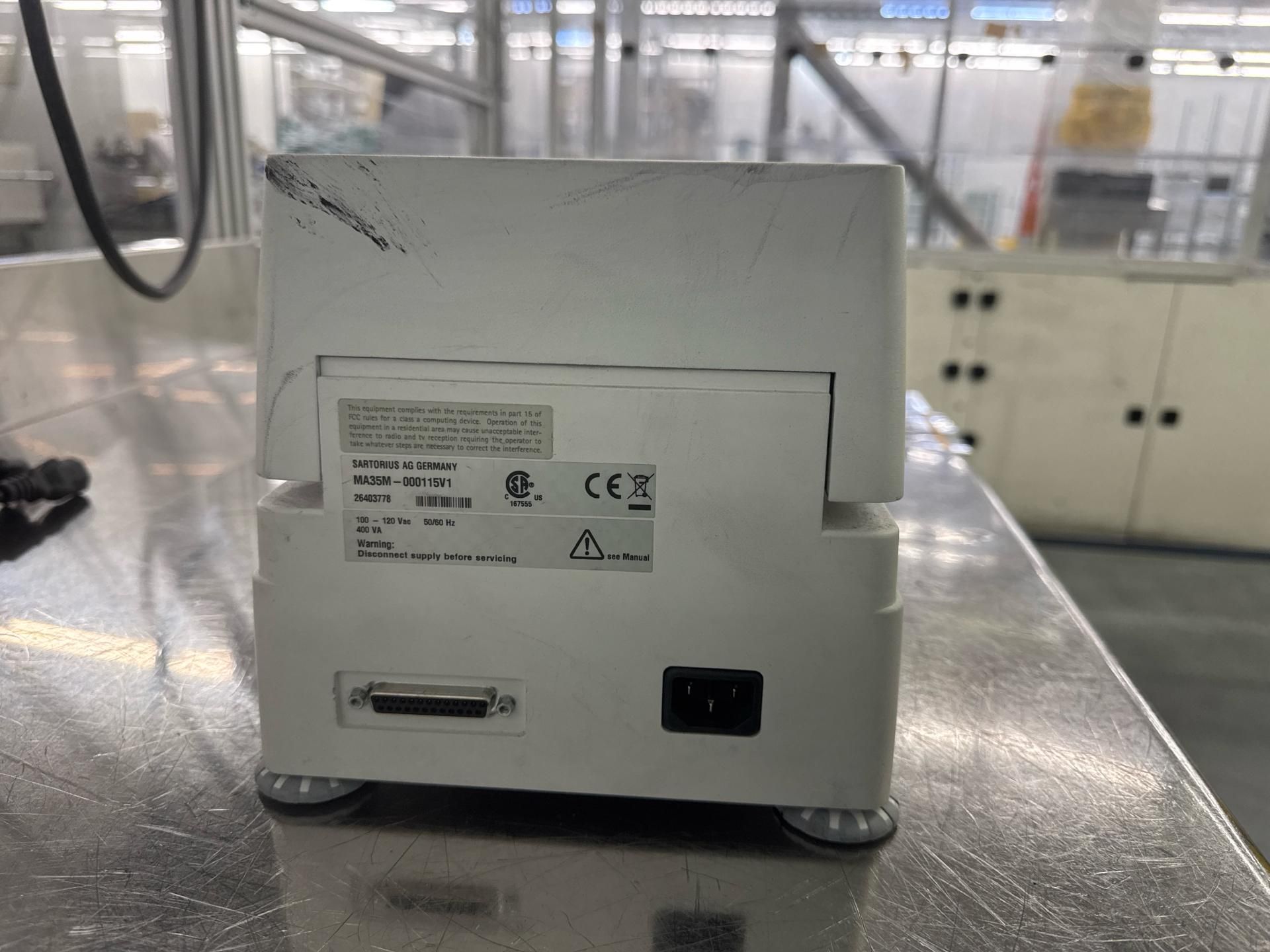 Sartorius MA35 Moisture Analyzer, 35 g / 1 mg - Image 4 of 5