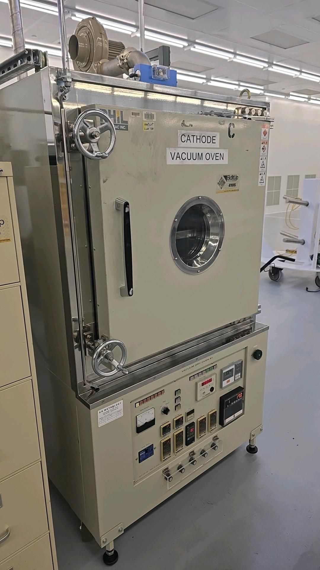 Phil Sato Vac Inc. DQ-75-SP-F Vacuum Dry Oven - Cathode - Image 7 of 14