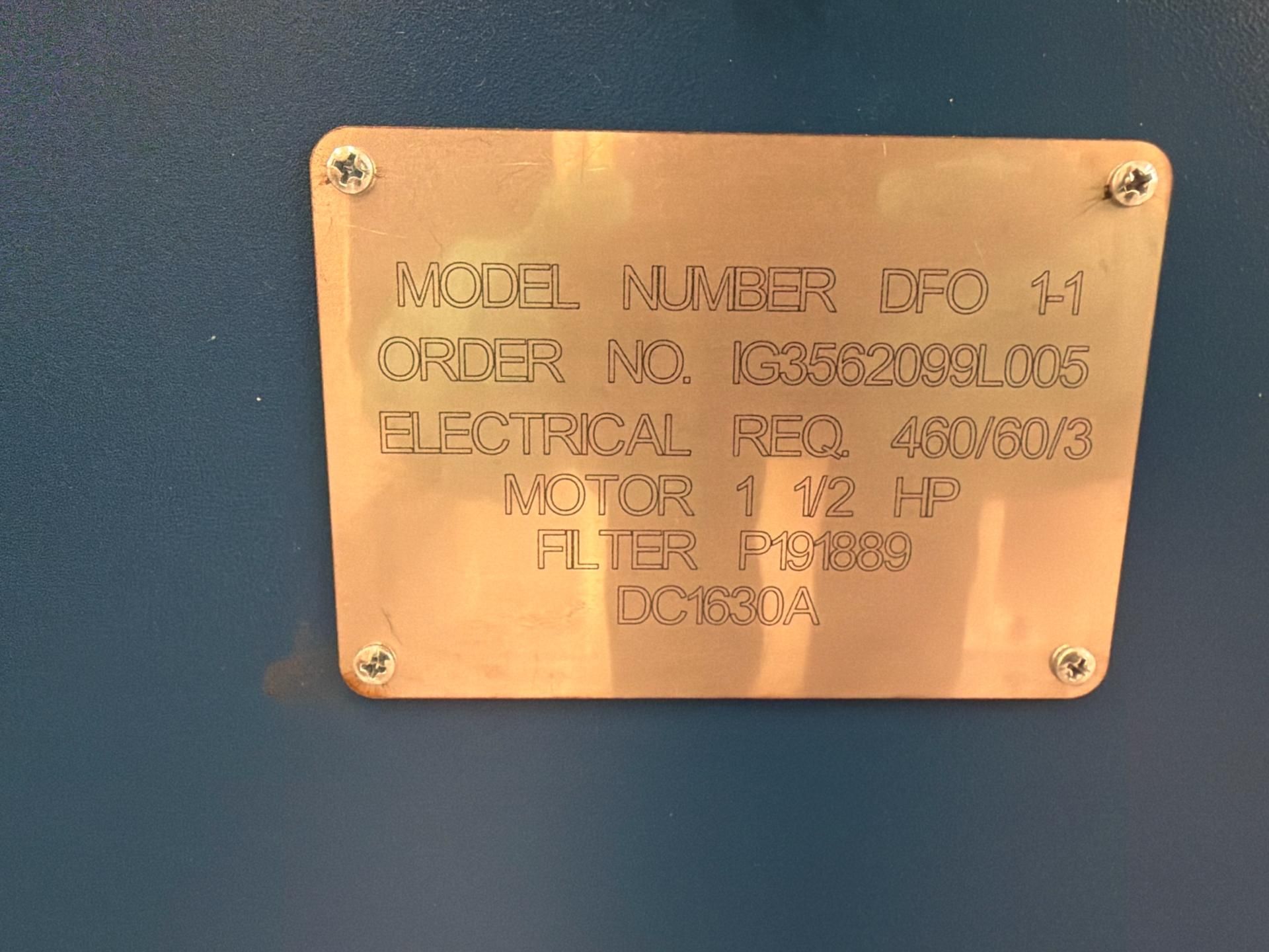 Donaldson Torit DFO 1-1 Downflo Oval industrial dust collector - Image 7 of 7