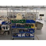 Mobile Wire Rack W/ Content