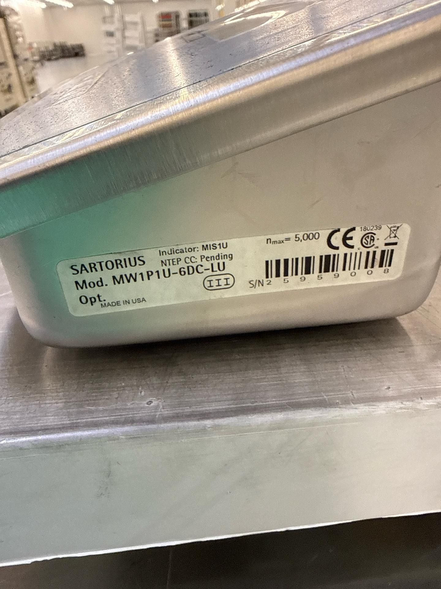 Sartorius Midrics Digital Scale Model: MW1P1U-6DC-LU - Image 3 of 3