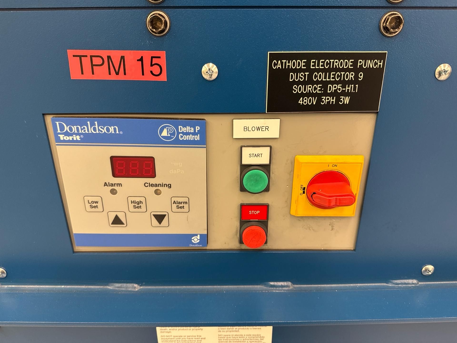 Donaldson Torit Downflo Oval (DFO 2-2) cartridge dust collector. - Image 4 of 7