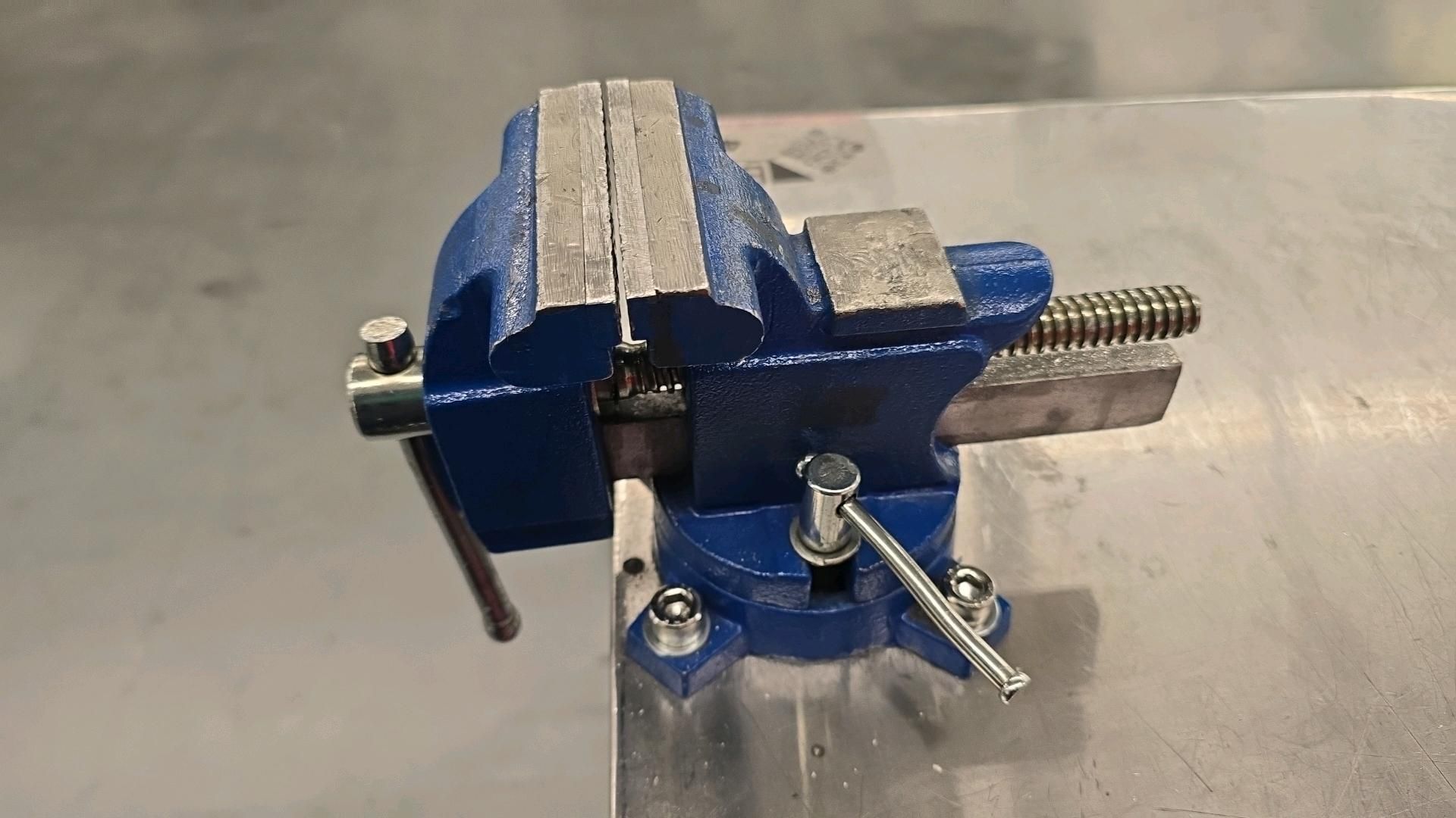 Stainless Steel Workbench and Vise - Image 5 of 5