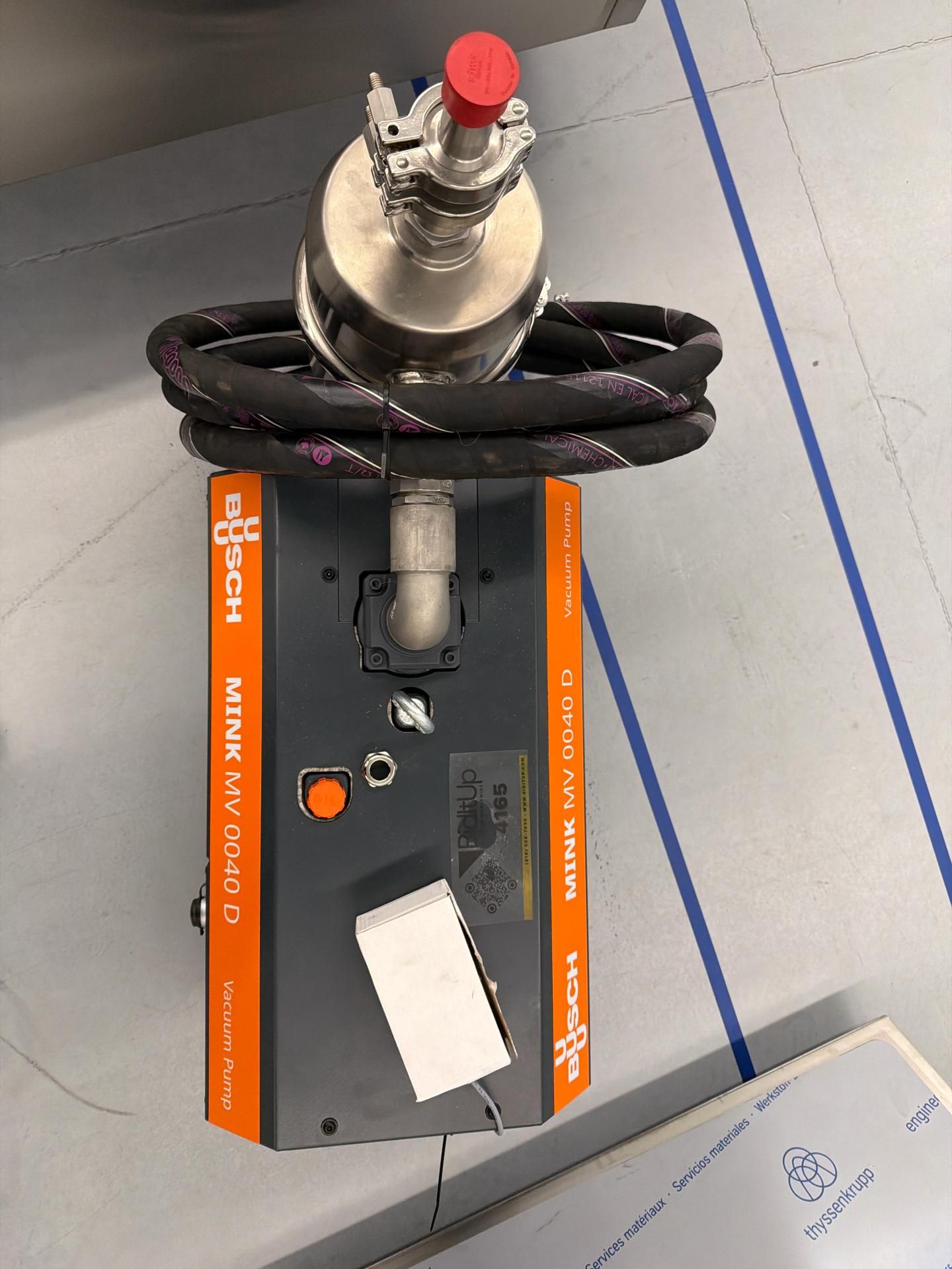 Busch MV 0040 D vacuum pump. - Image 7 of 7