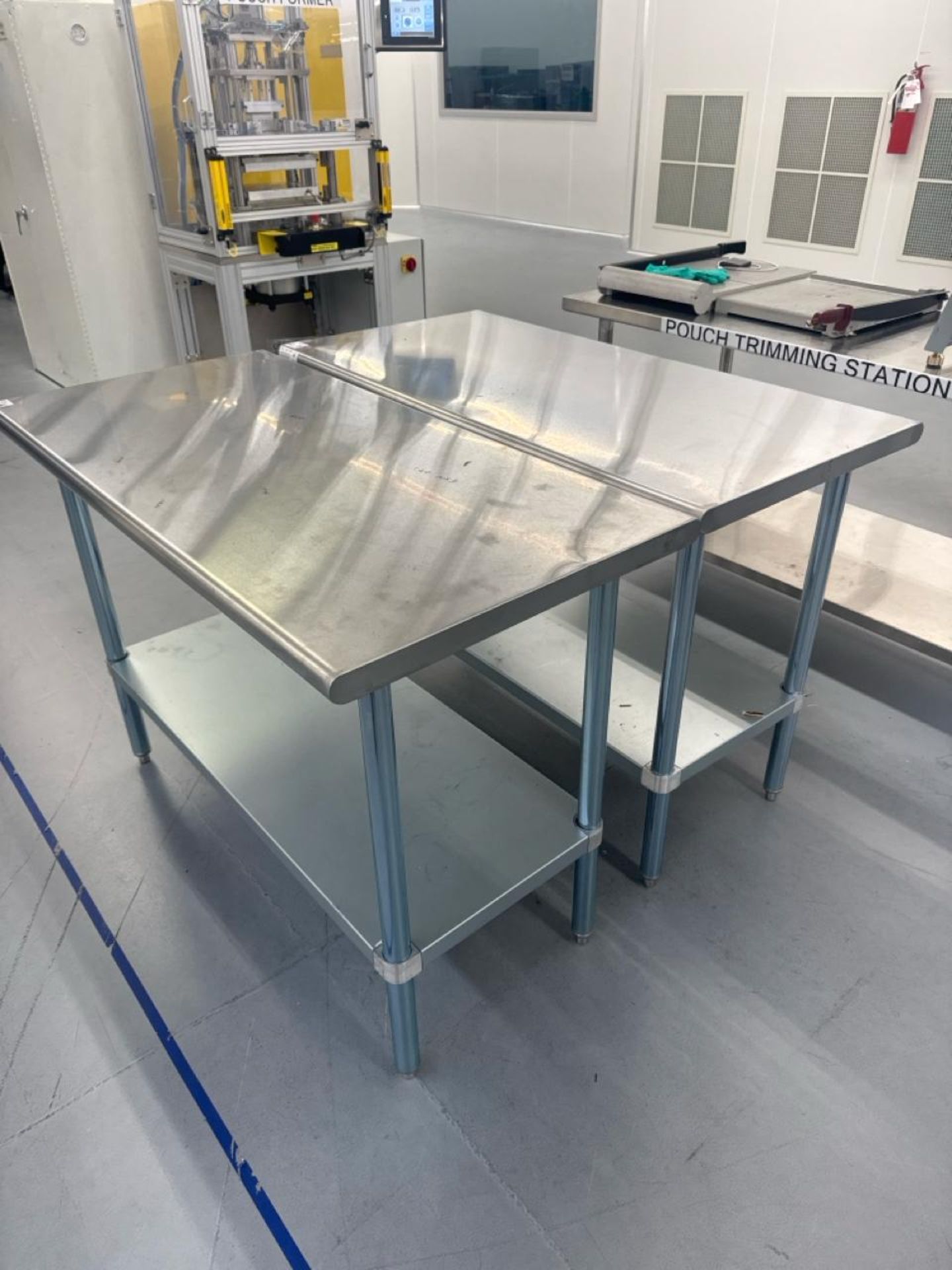 NSF Stainless Steel Lab Tables - Image 2 of 2