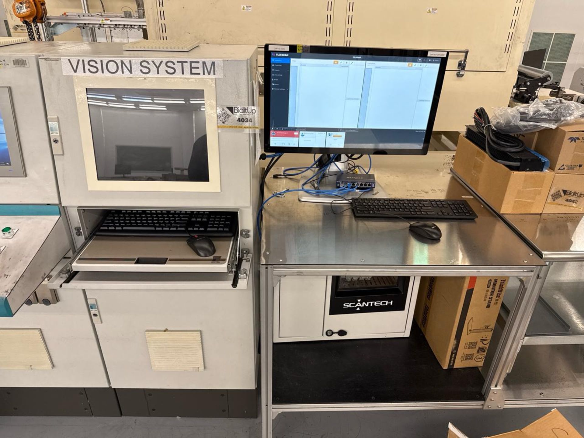 Rittal Vision System HMI Enclosure & Lux170 Display Module, w/ Scantech FlexScan 3D System